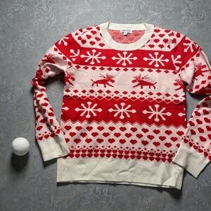 Sangrtree Women’s Round-Neck Christmas Sweater – Size S